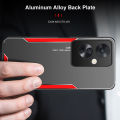 For OPPO Reno 11F Case Alunum Metal Matte Cover Soft Silicone Frame Camera Protection Cover for OPPO Reno11 F Back Cover Phone Cases. 