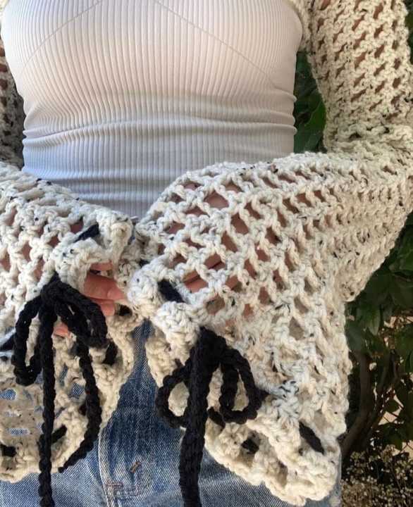 crochet%20mesh%20long%20sleeve%20crochet%20top%20and%20shrug%20in%20beige%20colour%20-%20Image%205