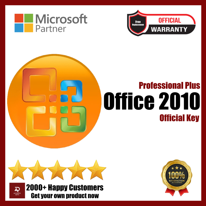 Microsoft Office 2010 Pro Plus Official License Key Lifetime Activation