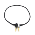 TRS to TRRS Microphone Cable 3.5mm Adapter Cable for SC7 Wireless Go Videomic Pro+ Microphone Cable. 