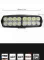 Super Bright 16 LED Light Bar For Car Bumpers, Jeeps & Bikes Universal Fitting With Flashing. 