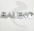 Baleno Monogram Badge - Suzuki Car - Chrome Silver. 