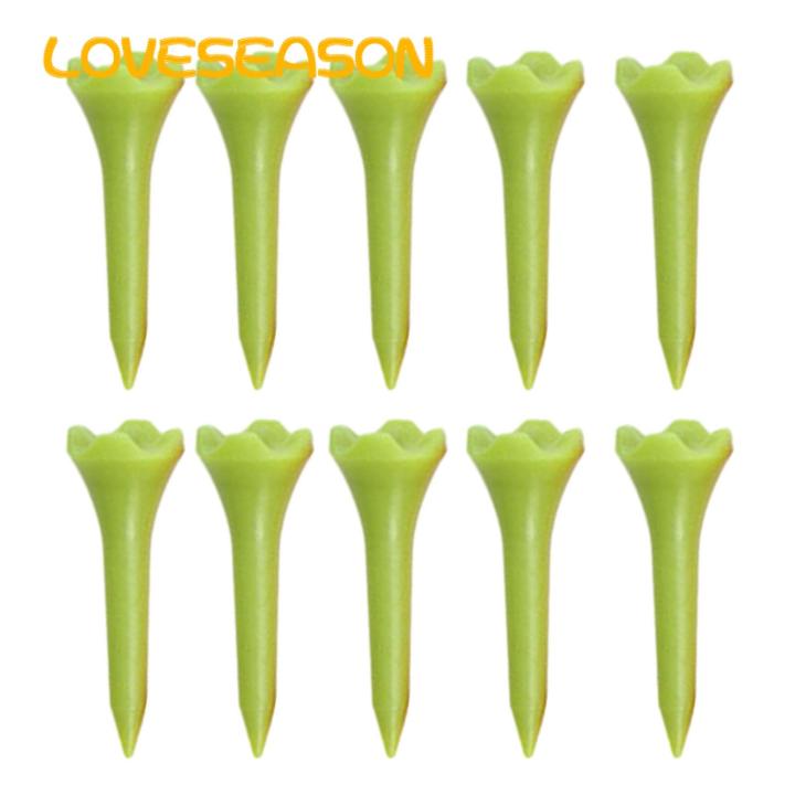 Four-corner Support Tee Adjustable Height Golf Tee Set 10pcs Plastic Golf Ball Holder Kit for Training Practice Perfect Golf Accessories for Golfers Adjustable Golf Tee
