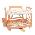 Kitchen Dish drying Rack for Efficient Drying Organization and storage with multiple slots and compartments to hold plates bowls glasses cutlery utensils and other Kitchenware. 