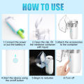 Mini Mesh Nebulizer, Nebulizer Machine for Adults Quiet Nebulizer Machine for Kids Silent Mini Handheld Mesh Nebulizer USB/Battery Operated Nebulizers for Travel (N3). 