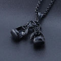 Fashion Men Boxing Glove Pendant Chain Necklace Fitness Sports Jewelry Gift. 