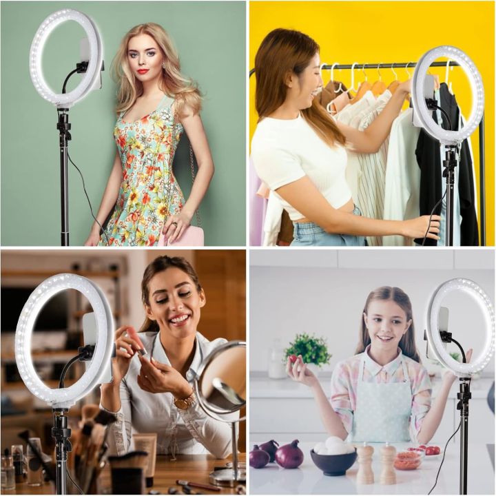 7%20Feet%20Tripod%20Stand%20with%2026%20CM%20RGB%20Selfie%20Ring%20Light%20&%20Mobile%20Phone%20Holder%20for%20Tiktok%20Videos%20Best%20Quality%20Metal%20Tripod%20Tiktok%20Light,%20RGB%2026cm%20Ring%20Light%20with%207ft%20Tripod%20Stand,%20Photography%20Kit%20-%20Elegant%20Home%20-%20Image%204