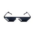 INS Black Thug Life Glasses Beach Glasses Thuglife 8bit Men New Mosaic Glasses Two-dimensional Sunglasses. 