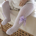 Bows Baby Girl Tights Summer Mesh Soft Cotton Infant Pantyhose Breathable Solid Color Toddler Stockings Baby Girl Legging. 