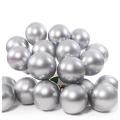 15 Silver Metallic Balloons Pack For Birthday - Anniversary Decoration - Party Decoration Chrome Balloons For Home Decoration. 