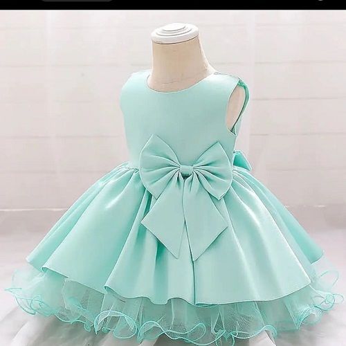 fancy%20organza%20and%20raw%20silk%20frock%20for%20baby%20girls%20-%20Image%204