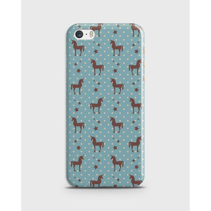 Iphone 5 & 5S Hard Cover  In Einhorn Muster Design -1Cover62