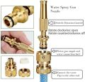High Pressure Water Nozzle - Multiple Modes - Adjustable Hose Nozzle- High Pressure Washer Shower  -  High Pressure Brass Nozzle for Car, Bike, Window Cleaning, Plant Gardening -. 