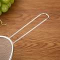 Fine Mesh Strainer Oval Easy to Clean Flour Sieve for Quinoa Juice Household 16cm. 