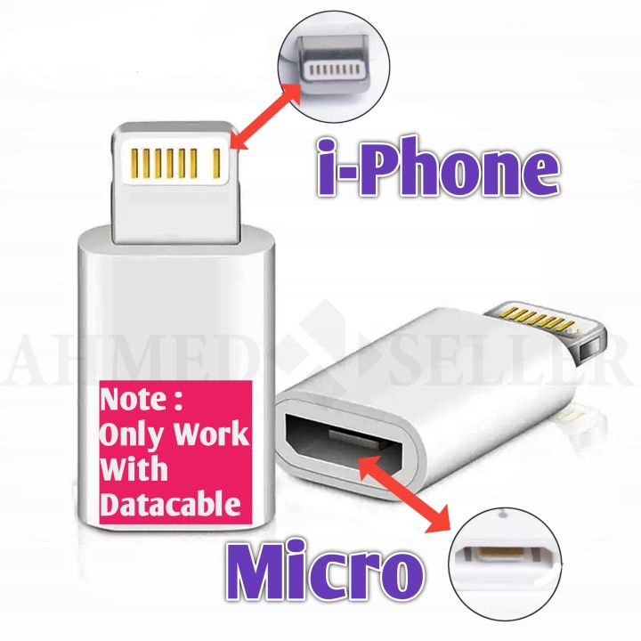 Mini OTG Micro Usb To Lightning Adapter For IPhone 12 11 Pro XS Max XR X 10 8 7 Plus Microusb Male To Ios 8Pin Female Connecor