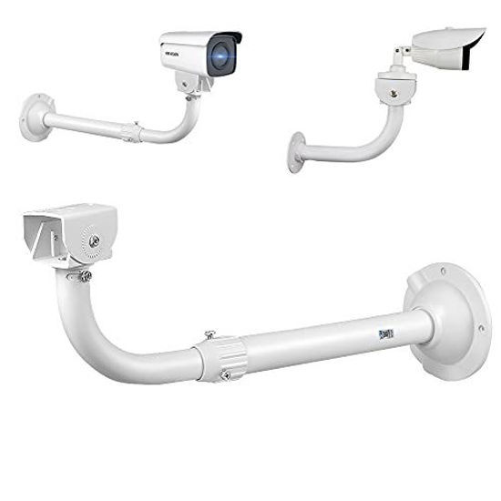 Extendable J-Stand for CCTV Camera | Aluminium Powder Coating Rust Free | Extendable 1ft to 2ft & 2ft to 4ft
