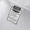 Utopia - Comforter King Queen Twin White All Season Plush Siliconized Fiberfill Duvet Insert Box Stitched. 