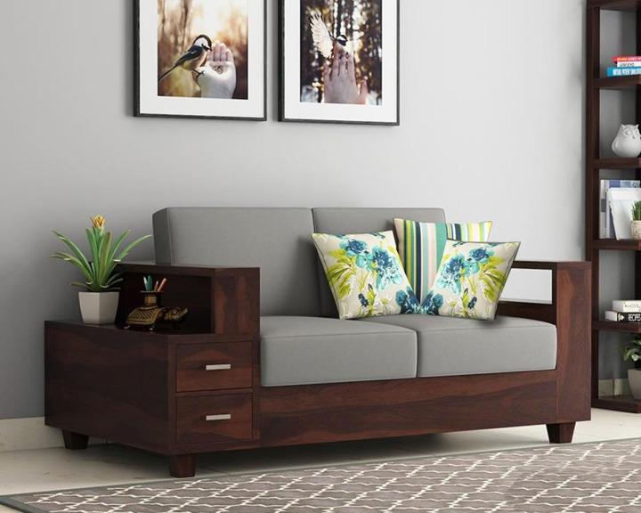 Solace%202%20Seater%20with%20Cushion%20Wooden%20Sofa%20(Walnut%20Finish)%20-%20Image%202