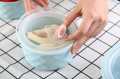 3PC MICROWAVE BOWL TUB CERAMIC STACKABLE FOOD STORAGE CONTAINER VENTED LID AIR. 