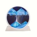 Sand Scape Lamp - Sand Clock with 3D Moving Sand Art Desk Lamp with Metal Stand. 