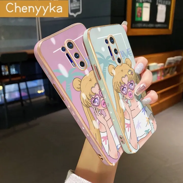 chenyyka%20For%20Oneplus%208%20Pro%20Case%20New%20Design%20Side%20Square%20Edge%20Phone%20Case%20Pattern%20Plating%20Silicone%20Casing%20Fashion%20Girl%20Full%20Cover%20Camera%20Shockproof%20SoftCase%20Protection%20Cases%20-%20Image%205