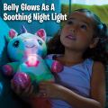 Ontel Star Belly Dream Lites, Stuffed Animal Night Light, Shimmering Rainbow Unicorn. 