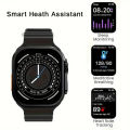 C900 Ultra Smart Watch Ultra 49mm Series 2.2-inch NFC Fitness Watches for Women Men Exercise Modes Sleep Tracking Apps, Water Resistant Watch for iOS and Android (Black). 