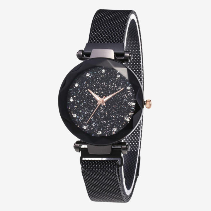 WaterProof%20luxury%20ladies%20watch%20magnet%20mesh%20For%20Girls%20BLACK%20-%20Image%202
