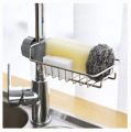 Soap Dish Holder Kitchen Sink Shelving Stainless Steel Faucet Drain Rack Cleaning Utensils Storage Organizer Kitchen Accessories. 