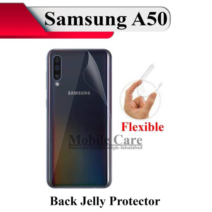 Samsung A50 Back Jelly Protector Clear Soft Protection Film Transparent Hydrogel Film Protector For Galaxy A50