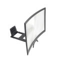 L6 12 inch Curved Phone Screen Amplifier HD 3D Video Mobile Phone Magnifying Glass Stand Bracket Foldable Phone Holder Projector. 