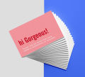 Thankyou Business Cards for Business Owners Love Customers Great Printing with Customization (100 Pcs). 