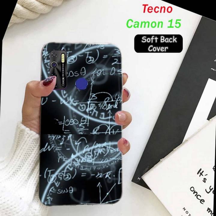 Tecno Camon 15 Mobile Cover - Maths Case Cover