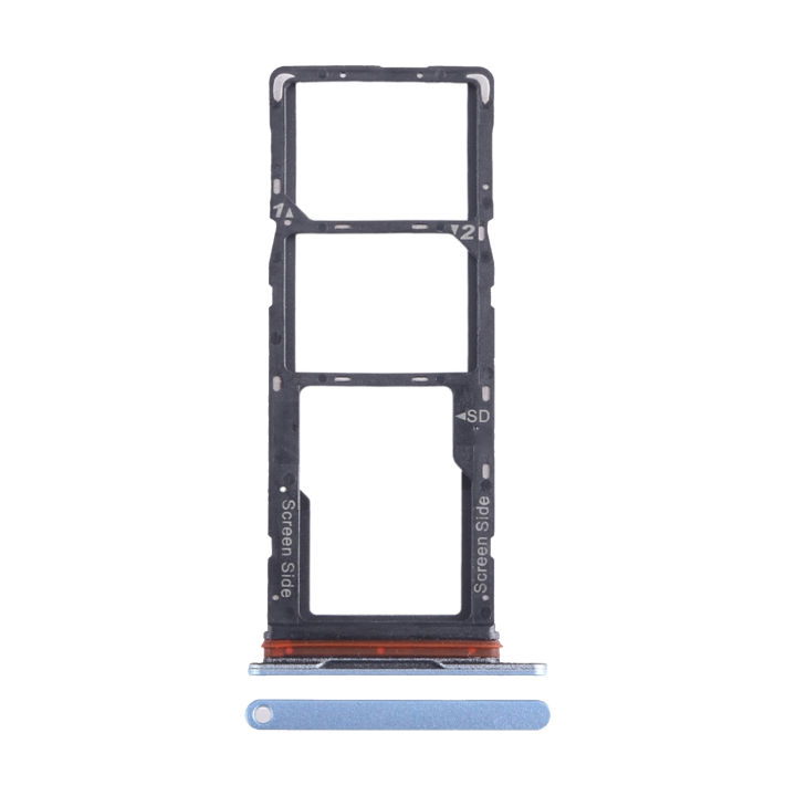 Tecno Spark Go 2023 SIM Tray Sim Jacket Sim Slot Sim Door For Tecno Spark Go 2023 - Sky blue