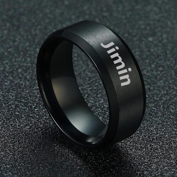 BTS Ring for ARMY Jimin Jewelry Men Women Bangtan Boys