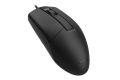 A4Tech OP-330S Wired Mouse - SILENT CLICK - 1200 DPI - For PC Laptop - Black. 