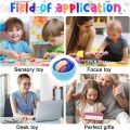 Funny Infinite Flip 3D Ball Gyroscope Fidget Toys for Kids Teens Boys Girls Adult ADHD Autism Relieve Stress Finger Gyro Spinner. 