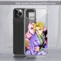 JoJos Bizarre Adventure anime Phone Case Transparent soft For iphone 11 13 12 14 x xs xr pro max mini plus. 