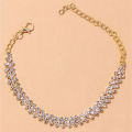 Ankle Bracelet Personality Dainty Shiny Rhinestone Anklet. 