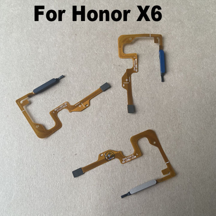 For Honor X6 Fingerprint Sensor Power Button Flex Cable Touch ID Sensor Home Buttons Smartphone Parts