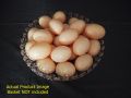 (8 Piece) Artificial Plastic Eggs for Broody Hen - Brown Egg (Light Weight Hollow Egg Shell). 