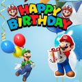 3 by 3 feet Mario theme birthday party super mario birthday banner Birthday Backdrops for Photography. 