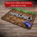 Minecraft Text Effect CUSTOMISE Gaming Printed Mousepad. 