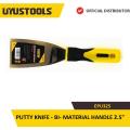 UYUSTOOLS EPU325 PUTTY KNIFE - BI- MATERIAL HANDLE 2.5". 
