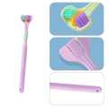 Three-Sided Toothbrush - Soft Bristle Toothbrush with 3 Head Design,3-Headed Tooth Brush for Soft and Gentle Clean Each Tooth Completely. 