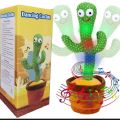 Dancing & Talking Cactus Plush Toy | Electric Singing, Talking, Recording & LED Light-Up Plush Cactus Toy For Babies & Toldders | Dancing Cactus Doll Electronic Pet for Babies & Toddlers (6-12 Months). 