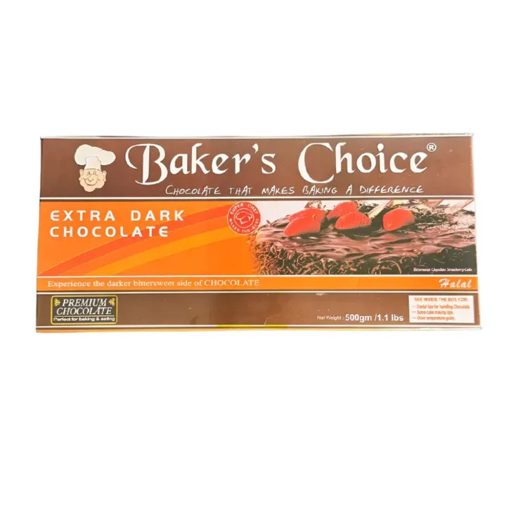 BAKERS CHOICE WHITE CHOCOLATE 500GM (𝐨𝐫𝐢𝐠𝐧𝐚𝐥) | Daraz.pk