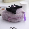 New Anime Kawaii Plush Coin Purse Zipper Change Purse Mini Wallet With Keychain Podazz. 