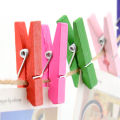 (10/20/30 Pcs) Mini Photo Hanging Pegs - Small Wooden Colorful Pegs - Decorative Pegs. 