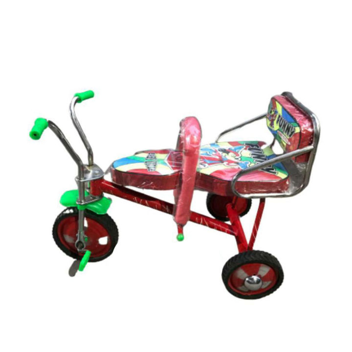 Funny Double Seat Tricycle For Kids age to Years